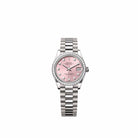 Rolex Datejust 31 278289RBR White Gold Pink Diamond Dial President Diamond Bezel (2026)
