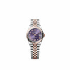 Rolex Datejust 31 278341RBR Rose Gold Stainless Steel Aubergine Diamond Roman Dial Jubilee Diamond Bezel (2026)