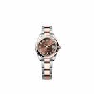 Rolex Datejust 31 278341RBR Rose Gold Stainless Steel Chocolate Diamond Roman Dial Oyster Diamond Bezel (2026)