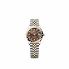 Rolex Datejust 31 278343RBR Yellow Gold Stainless Steel Black Mother of Pearl Diamond Dial Jubilee Diamond Bezel (2026)