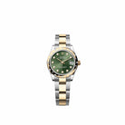 Rolex Datejust 31 278343RBR Yellow Gold Stainless Steel Olive Green Diamond Dial Oyster Diamond Bezel (2026)