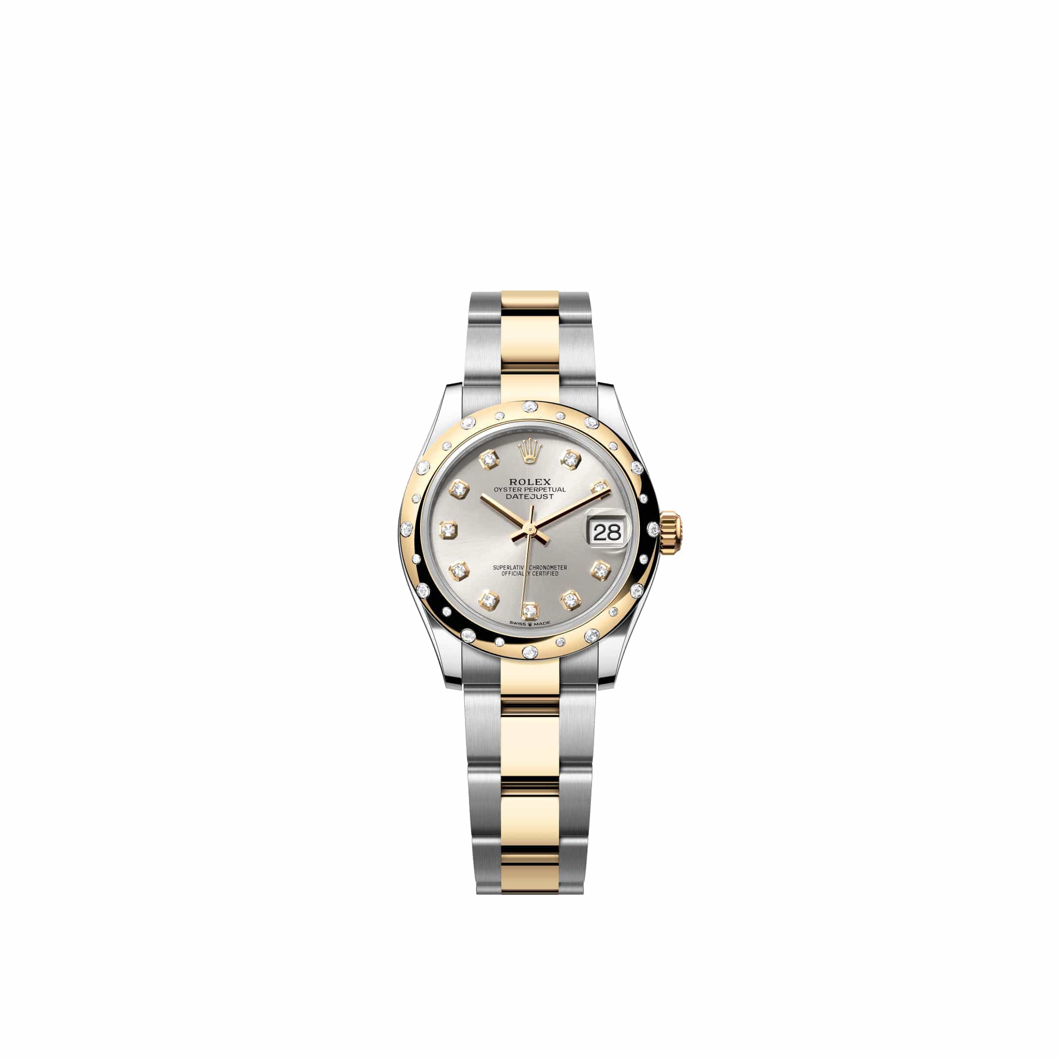 Rolex Datejust 31 278343RBR Yellow Gold Stainless Steel Silver