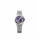 Rolex Datejust 31 278344RBR Stainless Steel Aubergine Diamond Roman Dial Jubilee Diamond Bezel (2026)