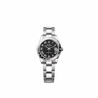 Rolex Datejust 31 278344RBR Stainless Steel Black Roman Dial Oyster Diamond Bezel (2026)