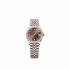 Rolex Datejust 31 278381RBR Rose Gold Stainless Steel Chocolate Diamond Dial Jubilee Diamond Bezel (2026)