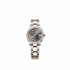Rolex Datejust 31 278381RBR Rose Gold Stainless Steel Slate Diamond Roman Dial Oyster Diamond Bezel (2026)