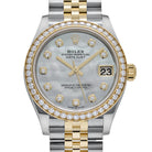 Rolex Datejust 31 278383RBR 'Ladies' Stainless Steel Yellow Gold Mother of Pearl Diamond Dial Diamond Bezel Jubilee (2026)