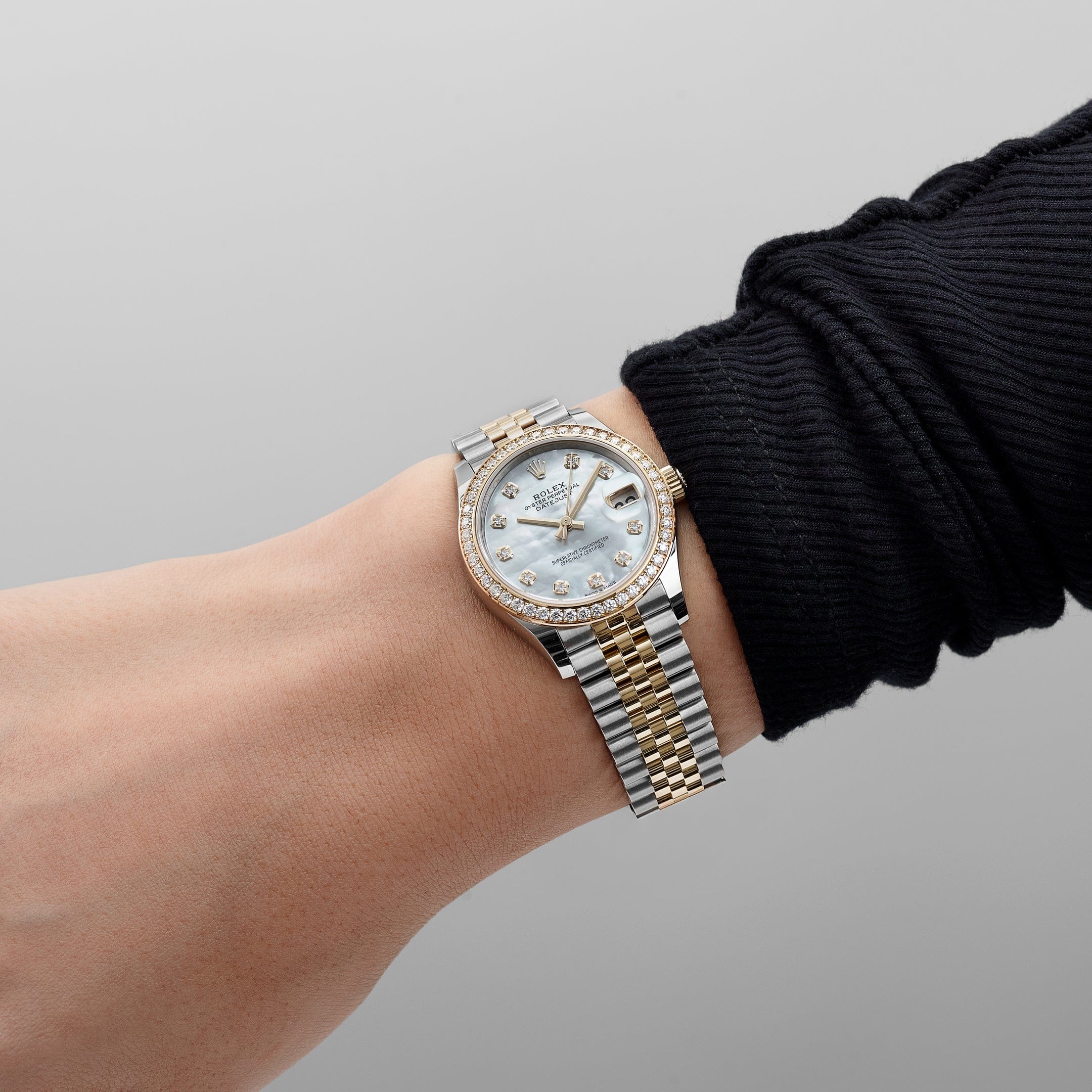 Rolex Datejust 31 278278 'Ladies' Yellow Gold Red Ombre Diamond