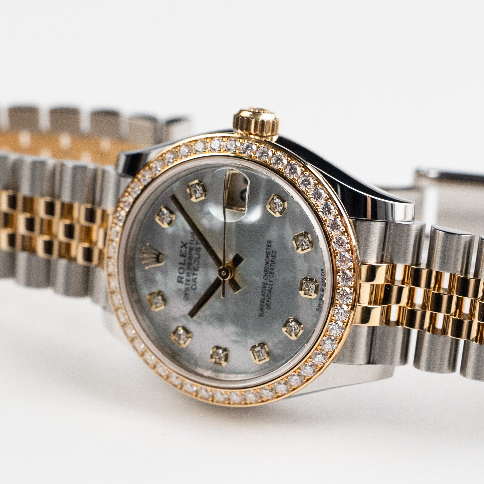 Rolex Datejust 31 278278 'Ladies' Yellow Gold Red Ombre Diamond