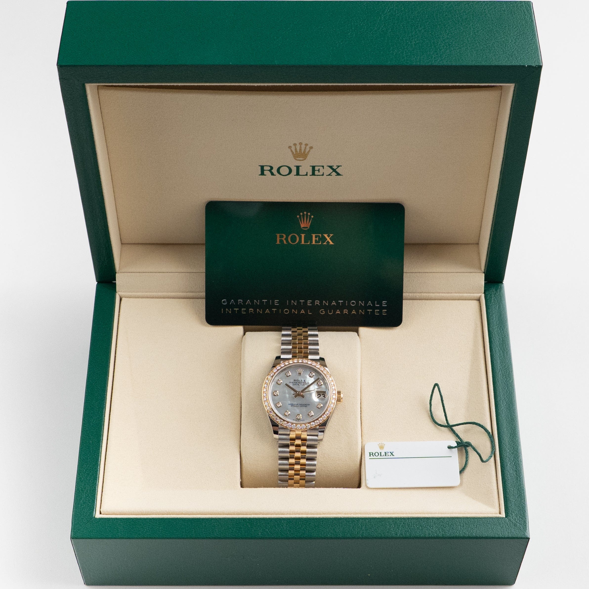Rolex Datejust 31 278278 'Ladies' Yellow Gold Red Ombre Diamond