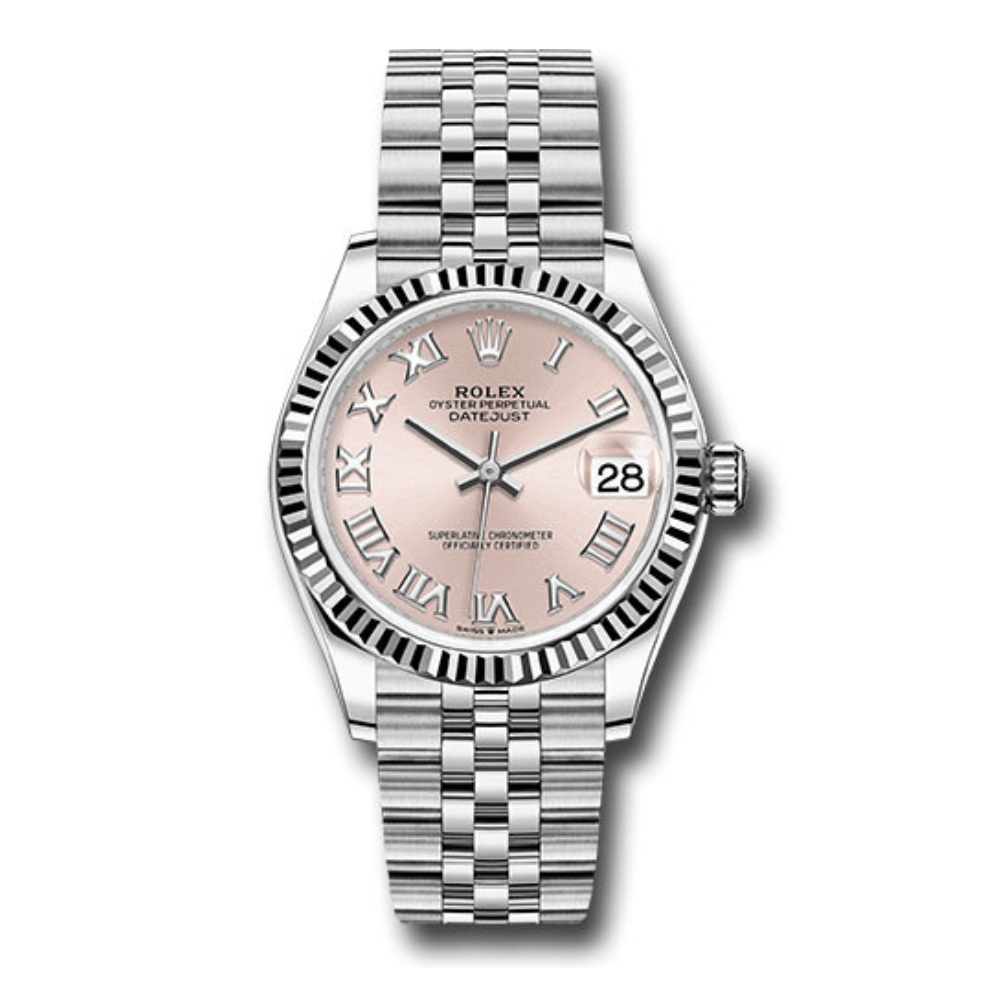 Luxury Watch Rolex Datejust 31 Ladies' Stainless Steel Pink Dial 278274 Wrist Aficionado