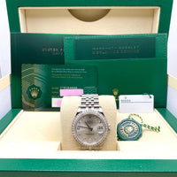 Thumbnail for Luxury Watch Rolex Datejust 31 White Gold & Steel Silver Dial 278384RBR Wrist Aficionado