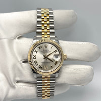 Thumbnail for Luxury Watch Rolex Datejust 31 Yellow Gold & Stainless Steel Silver Dial 278273 Wrist Aficionado