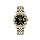 Rolex Datejust 36 116233 Yellow Gold Stainless Steel Black Diamond Dial Jubilee (2013)