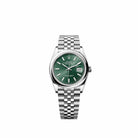 Rolex Datejust 36 126200 Stainless Steel Mint Green Dial Jubilee (2026)