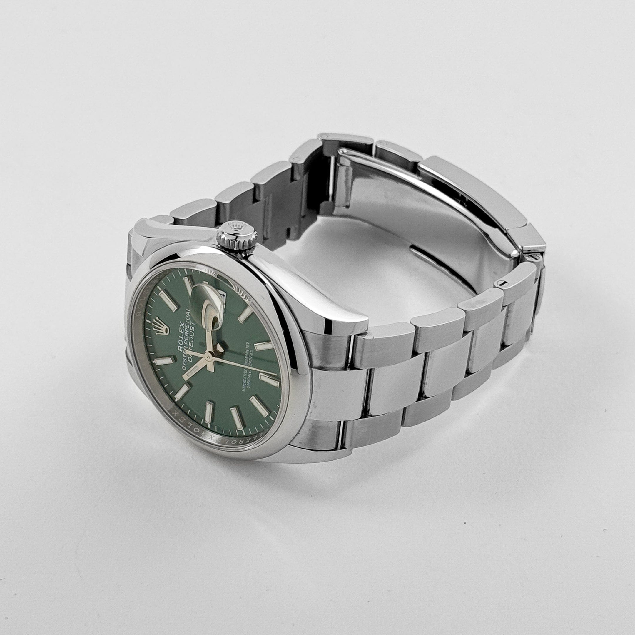 Rolex Datejust 36 126200 Stainless Steel Mint Green Dial Oyster