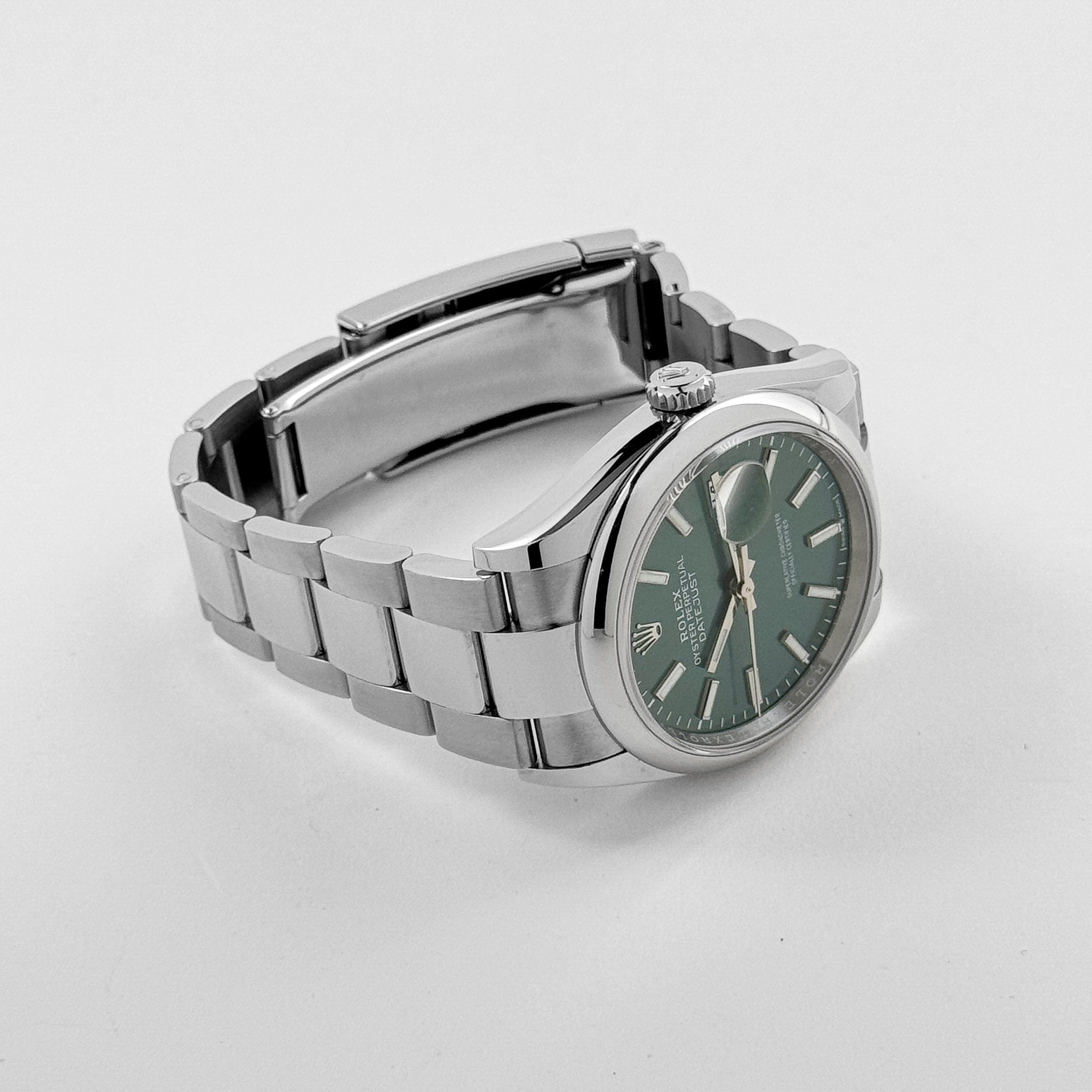 Rolex Datejust 36 126200 Stainless Steel Mint Green Dial Oyster