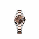 Rolex Datejust 36 126201 Rose Gold Stainless Steel Chocolate Diamond Dial Oyster (2026)