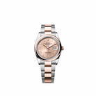 Rolex Datejust 36 126201 Rose Gold Stainless Steel Rosé Diamond Dial Oyster (2026)