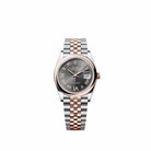 Rolex Datejust 36 126201 Rose Gold Stainless Steel Slate Diamond Dial Jubilee (2026)