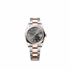 Rolex Datejust 36 126201 Rose Gold Stainless Steel Slate Diamond Dial Oyster (2026)
