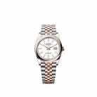 Rolex Datejust 36 126201 Rose Gold Stainless Steel White Dial Jubilee (2026)