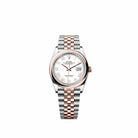 Rolex Datejust 36 126201 Rose Gold Stainless Steel White Roman Dial Jubilee (2026)