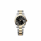 Rolex Datejust 36 126203 Yellow Gold Stainless Steel Black Roman Dial Oyster (2026)