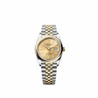 Rolex Datejust 36 126203 Yellow Gold Stainless Steel Champagne Dial Jubilee (2026)
