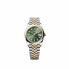 Rolex Datejust 36 126203 Yellow Gold Stainless Steel Olive Green Dial Jubilee (2026)