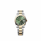 Rolex Datejust 36 126203 Yellow Gold Stainless Steel Olive Green Dial Oyster (2026)