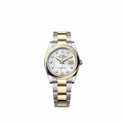 Rolex Datejust 36 126203 Yellow Gold Stainless Steel White Mother of Pearl Diamond Dial Oyster (2026)