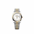 Rolex Datejust 36 126203 Yellow Gold Stainless Steel White Roman Dial Jubilee (2026)