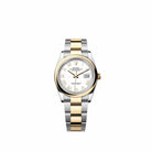 Rolex Datejust 36 126203 Yellow Gold Stainless Steel White Roman Dial Oyster (2026)