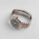 Rolex Datejust 36 126231 Rose Gold Stainless Steel Black Diamond Dial