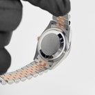 Rolex Datejust 36 126231 Rose Gold Stainless Steel Black Diamond Dial