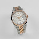 Rolex Datejust 36 126231 Rose Gold Stainless Steel Silver Fluted Motif Dial (2024)