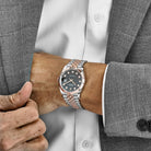 Rolex Datejust 36 126231 Rose Gold Stainless Steel Slate Motif Diamond Dial (2023)