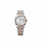 Rolex Datejust 36 126231 Rose Gold Stainless Steel White Mother of Pearl Diamond Dial Jubilee (2026)