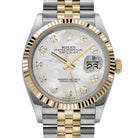 Rolex Datejust 36 126233 Stainless Steel Yellow Gold Mother of Pearl Diamond Dial Jubilee (2021)