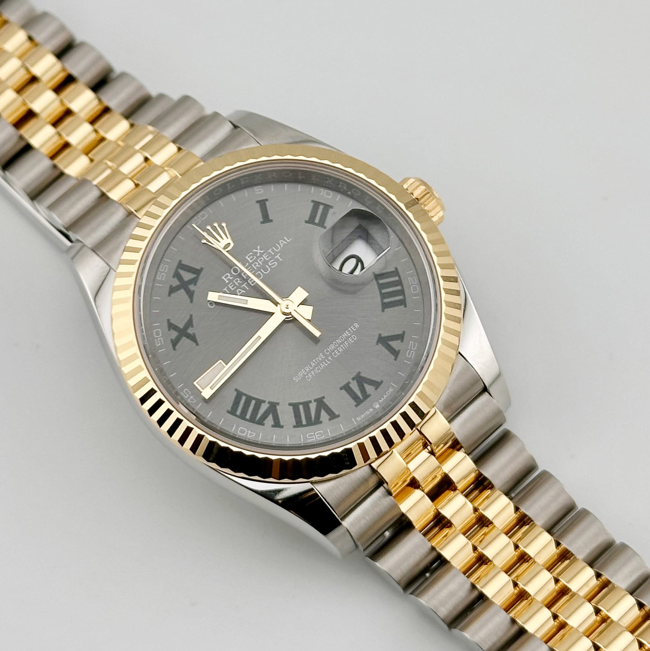 Rolex Datejust 36 126233 'Wimbledon' Stainless Steel Yellow Gold