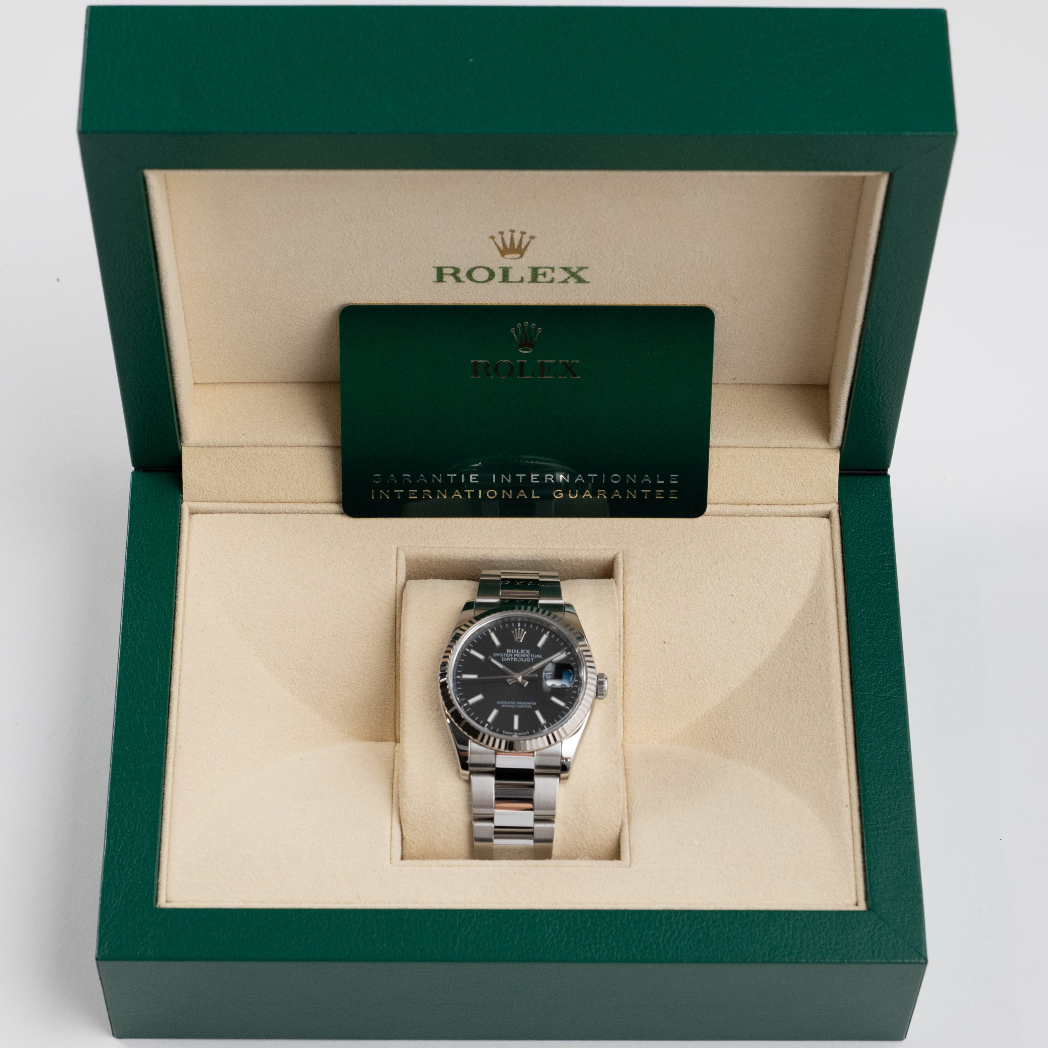 Rolex Datejust 36 126234 Stainless Steel Black Dial Oyster (2021)