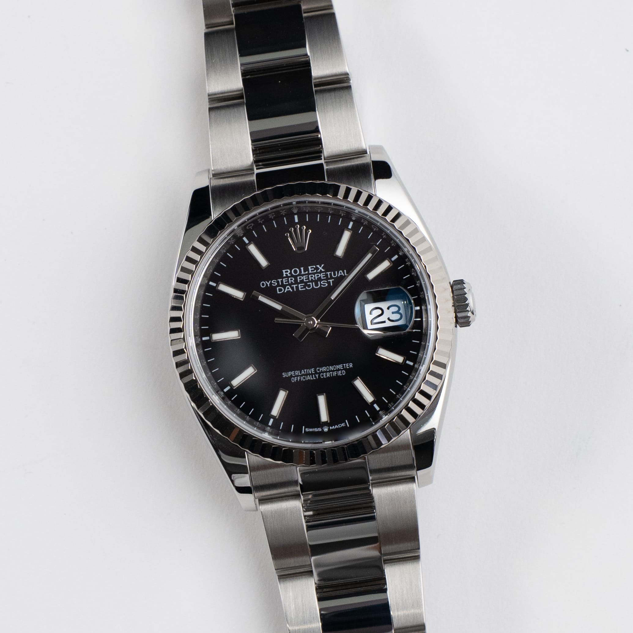 Rolex Datejust 36 126234 Stainless Steel Black Dial Oyster (2021)