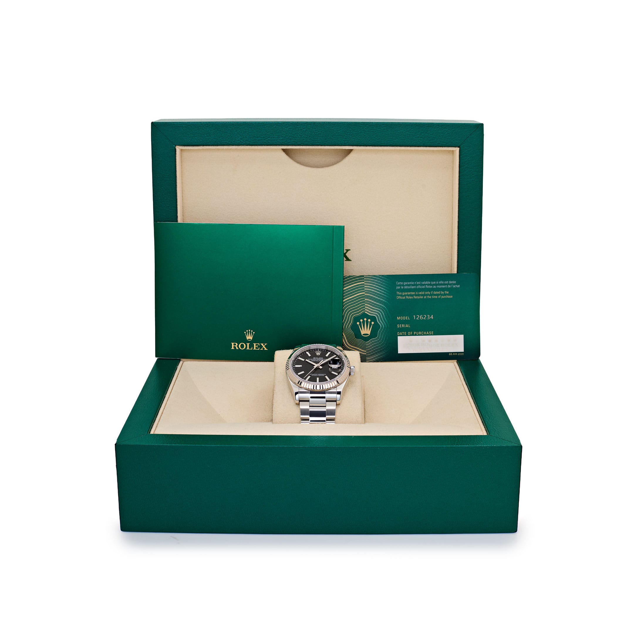 Rolex Datejust 36 126234 Stainless Steel Black Dial Oyster (2021)