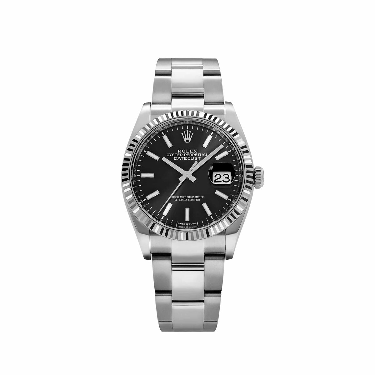 Rolex Datejust 36 126234 Stainless Steel Black Dial Oyster (2021)