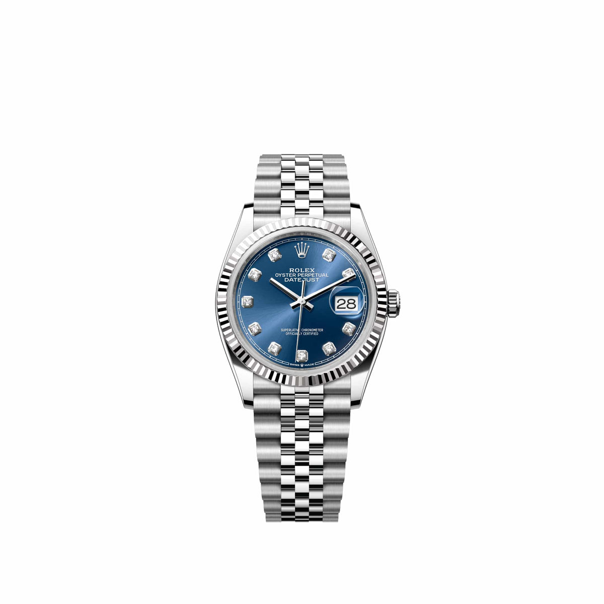 Rolex Datejust 36 126234 Stainless Steel Blue Diamond Dial Jubilee (2026)
