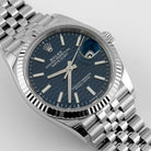Rolex Datejust 36 126234 Stainless Steel Blue Motif Dial Jubilee (2023)
