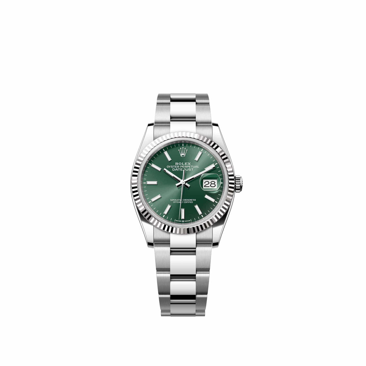 Rolex Datejust 36 126234 Stainless Steel Mint Green Dial Oyster (2026)