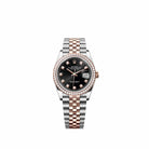 Rolex Datejust 36 126281RBR Rose Gold Stainless Steel Black Diamond Dial Jubilee Diamond Bezel (2026)