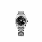 Rolex Datejust 36 126284RBR Stainless Steel Black Diamond Dial Jubilee Diamond Bezel (2026)